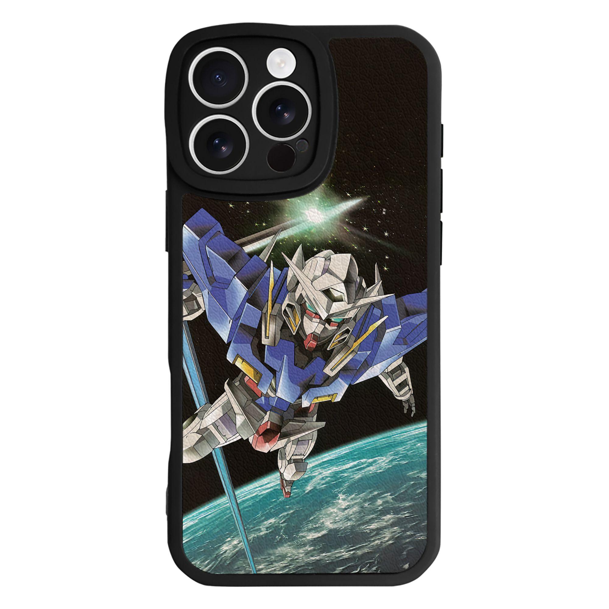 （画像用） 機動戦士ガンダム Mobile Suit Gundam 【iPhone 16シリーズ対応】シリコンスマホケース（レザー調） 材質：シリコン